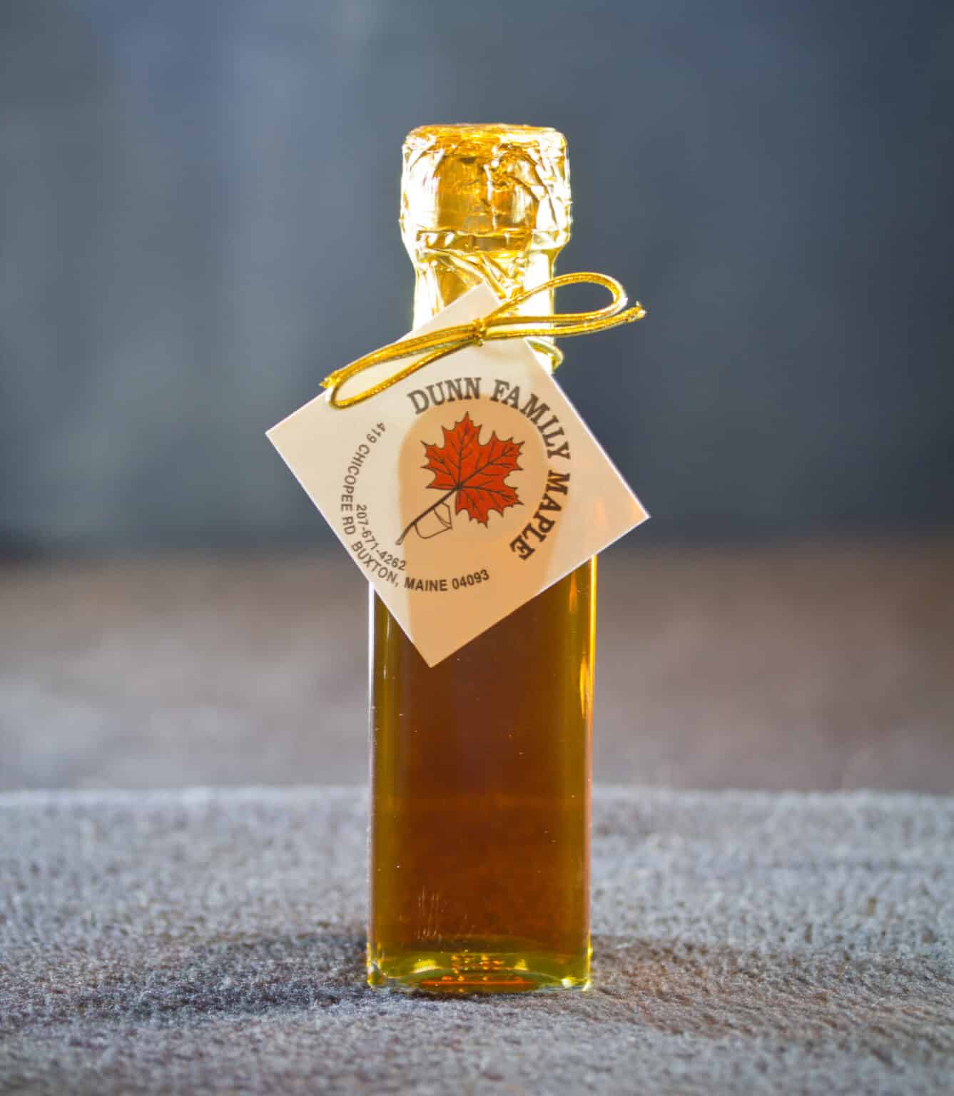 100 ml Maple syrup glass marasca bottle Dunn Family Maple